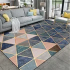 Современный ковер для гостиной, спальни, роскошный безворсовой диван, чайный столик, напольный коврик, удобные нескользящие мягкие большие коврики, декор комнаты