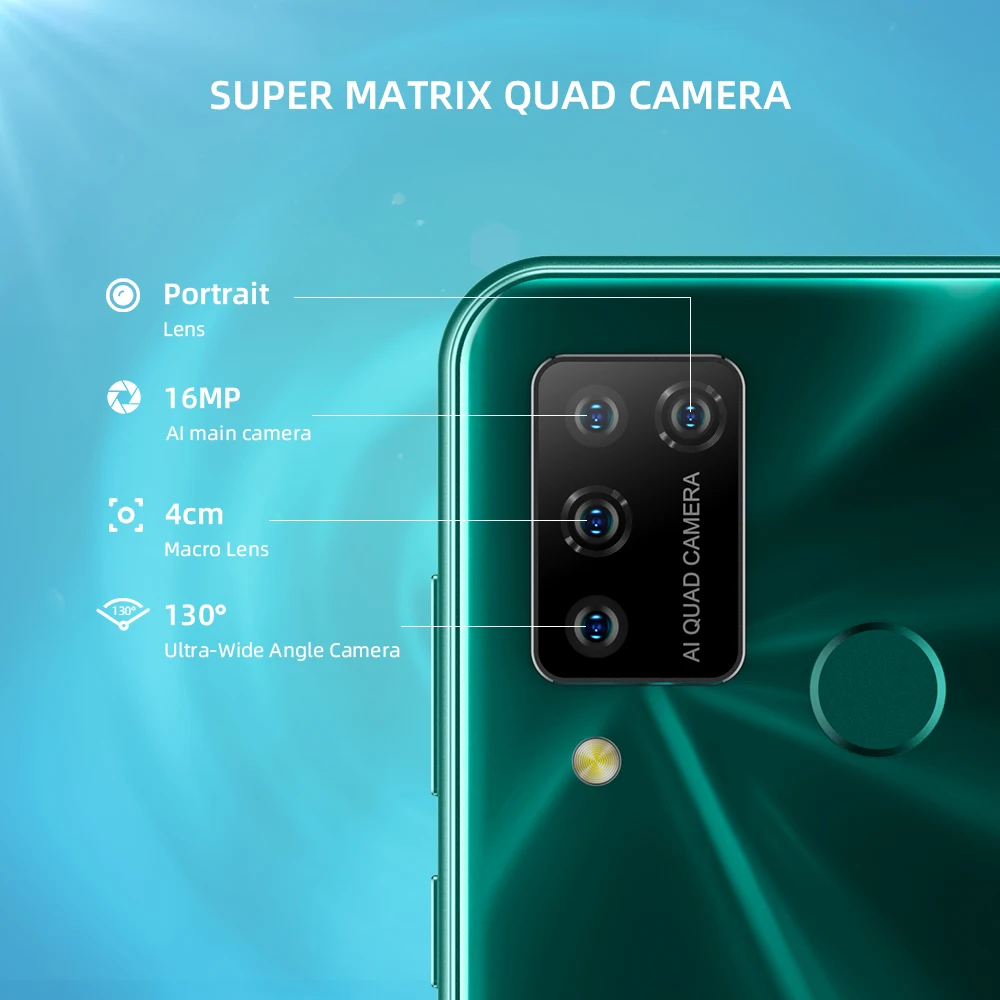 Смартфон Doogee N20 Pro мобильный телефон с четырёхкамерами 6 ГБ ОЗУ 128 Гб ПЗУ экран 3