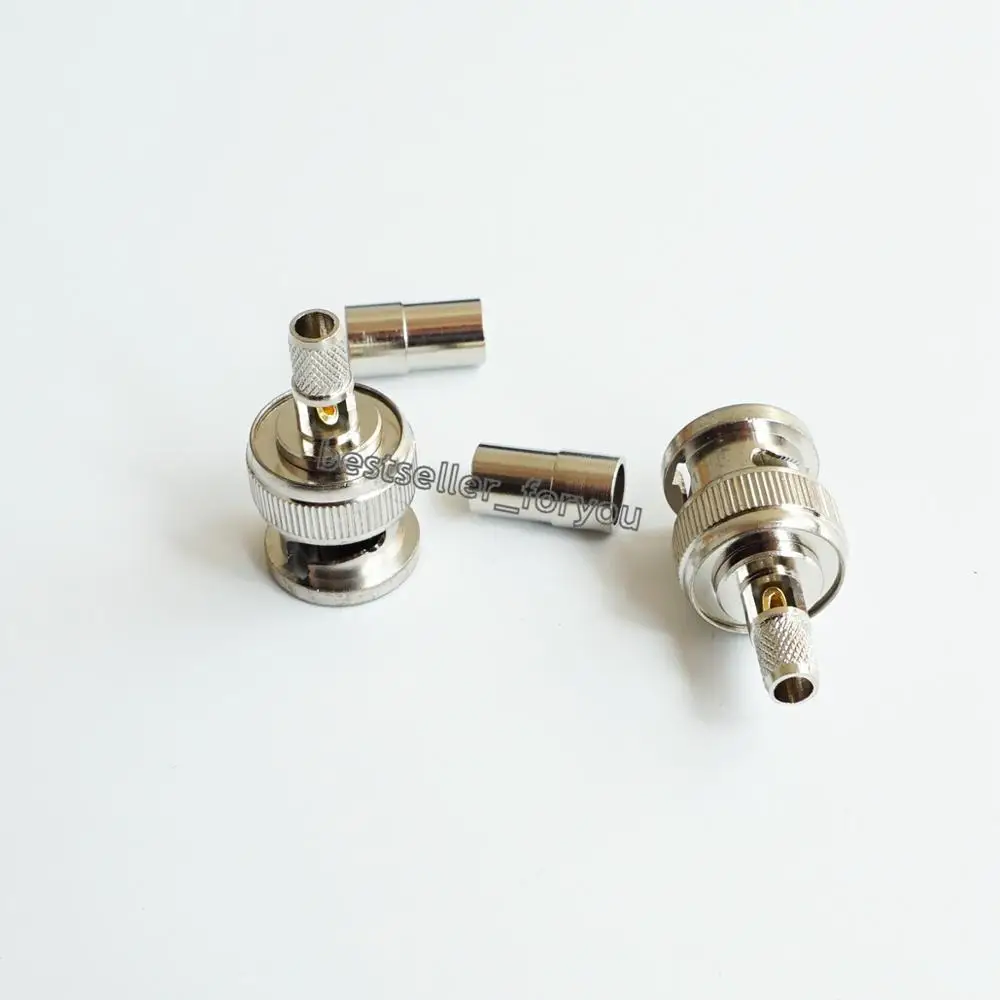 BNC male Q9 plug window crimp For RG58 RG142 LMR195 RG400 cable RF Connector | Обустройство дома