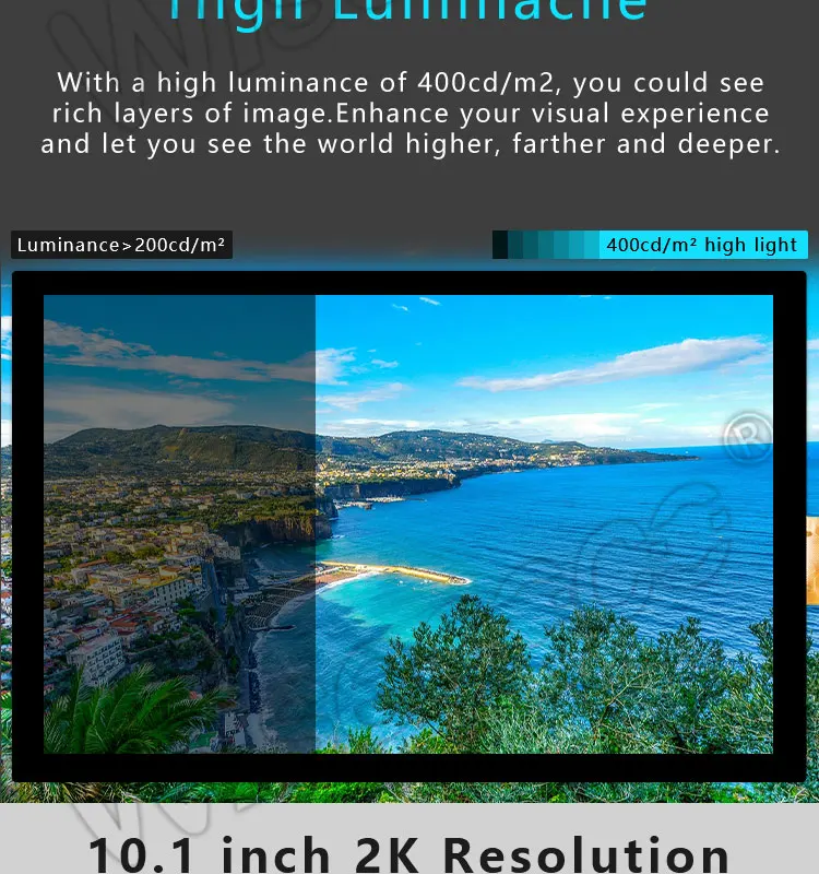 Wisecoco 10," VVX10T022N00 ips lcd экран 2560 × 1600 eDP ландшафтного типа+ igc конденсатор сенсорный датчик для Pad& Tablet