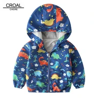 croal cherie dinosaur autumn kids boys jacket outerwear coats boys kids jacket for girls cartoon car printing children clothing