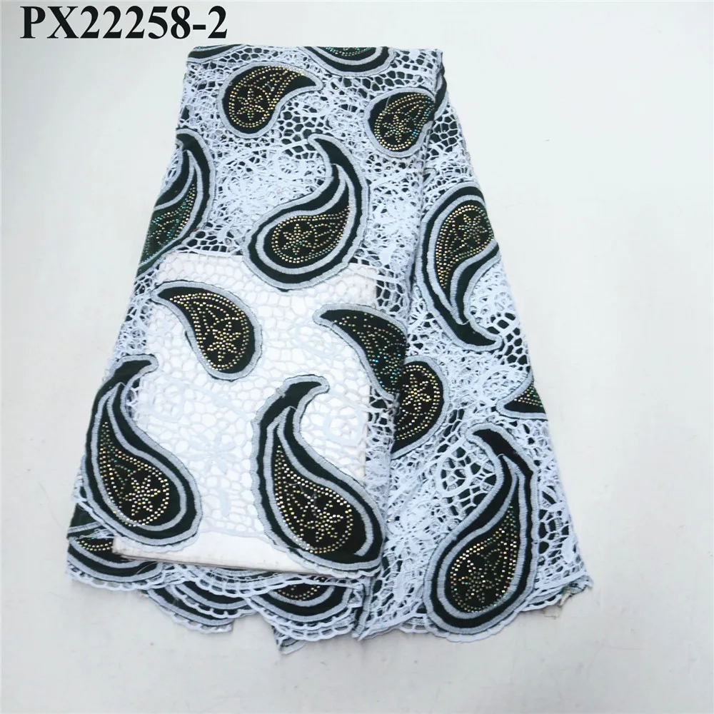 Очень милая африканская гипюровая кружевная ткань швейцарская вуаль кружева