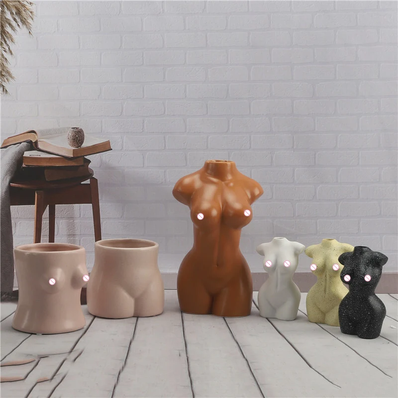 Для бедер и ягодиц для тела ваза цветов обнаженная кардашьянская скульптура