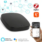 Шлюз Zigbee Tuya, мост Zigbee 3,0, 2,4 ГГц, Wi-Fi, дистанционное управление устройствами Zigbee через приложение Smart Life, работает с Alexa