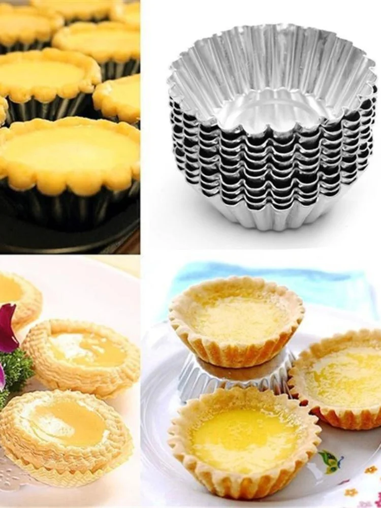 10 шт./лот форма для торта/яичного торта в форме цветка антипригарная рябь