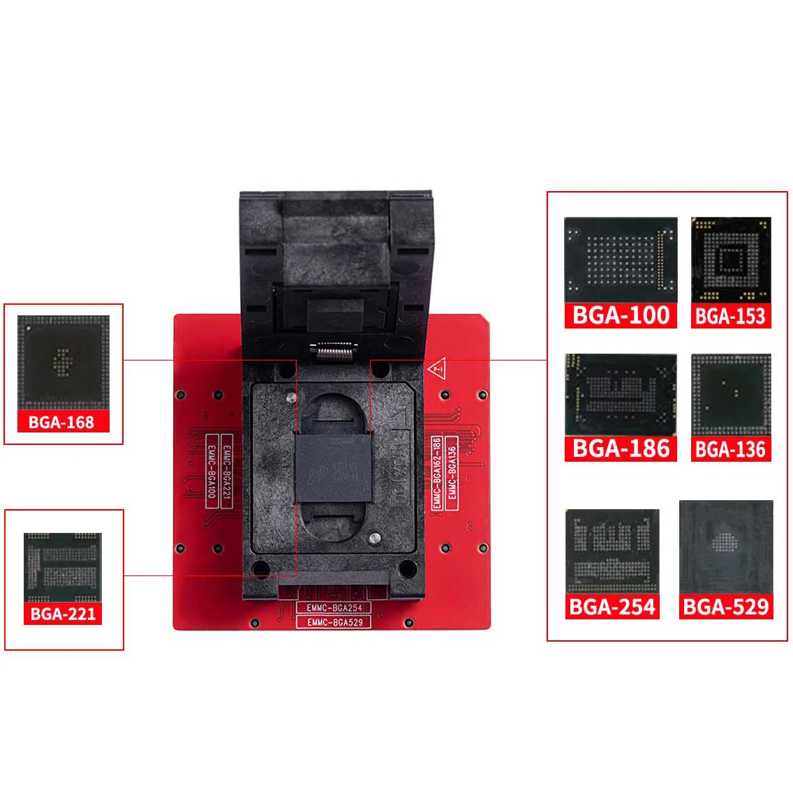 Разъем NB-Max для ICFRIEND MIPItester E-mate EMMC и UFS BGA254 BGA297 BGA153 поддержка Easy-Jtag box Medusa Pro UFI |