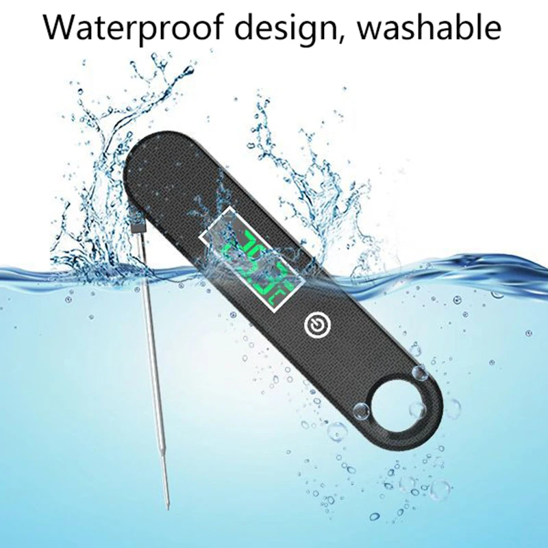 Кухонный Термометр для приготовления пищи мгновенного чтения с длинным зондом