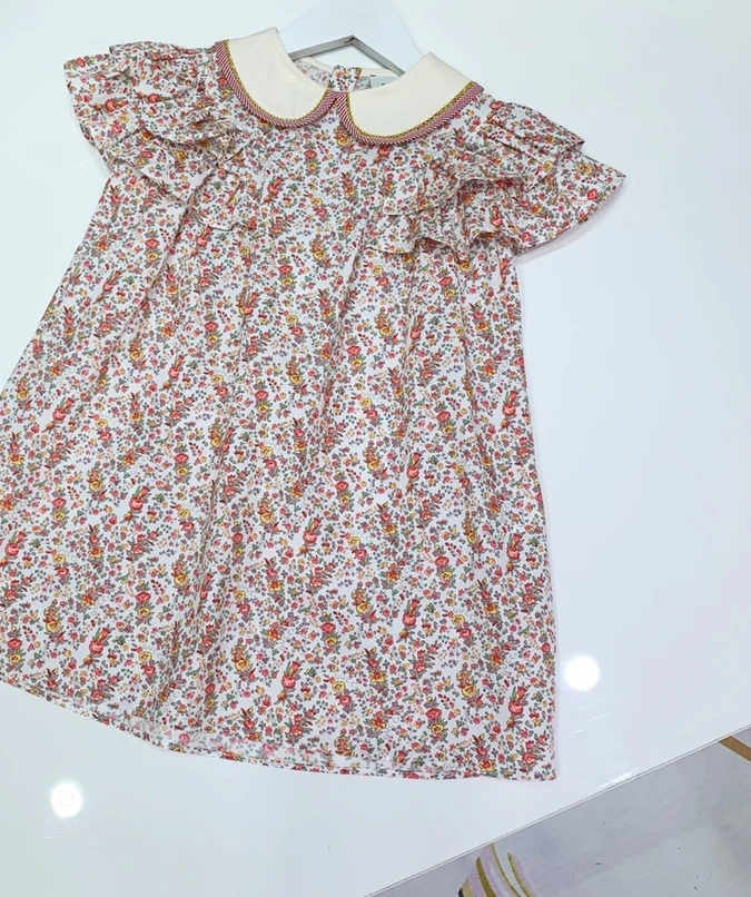 

Girls 2021 new summer floral dress