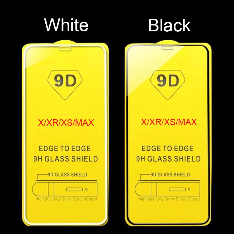 9D закаленное защитное стекло для iPhone 11 Pro Max XR X XS 7 8 6 Plus 5 Защита экрана на |