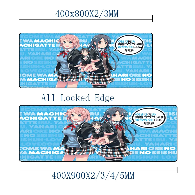 Украсьте свой компьютер настольный большой коврик для мыши милые Аниме Девушки