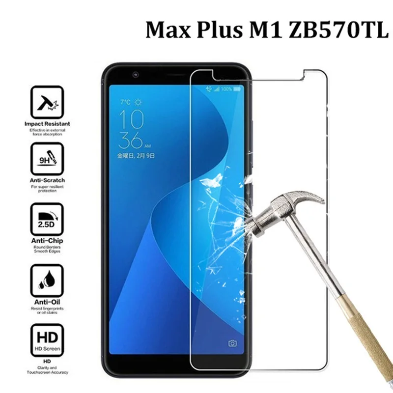 

Защитное стекло для экрана Asus Zenfone Max Plus ZB570TL, закаленное стекло для Asus Zenfone Max Plus M1 ZB570TL, стекло X018D, пленка