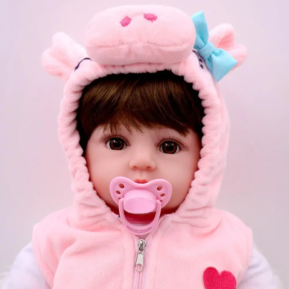 

Fidget Toys Rebirth Dolls Mother Training Props Lovely Baby Toys Simulation Soft Hair Body Newborn Short Vest Handmade