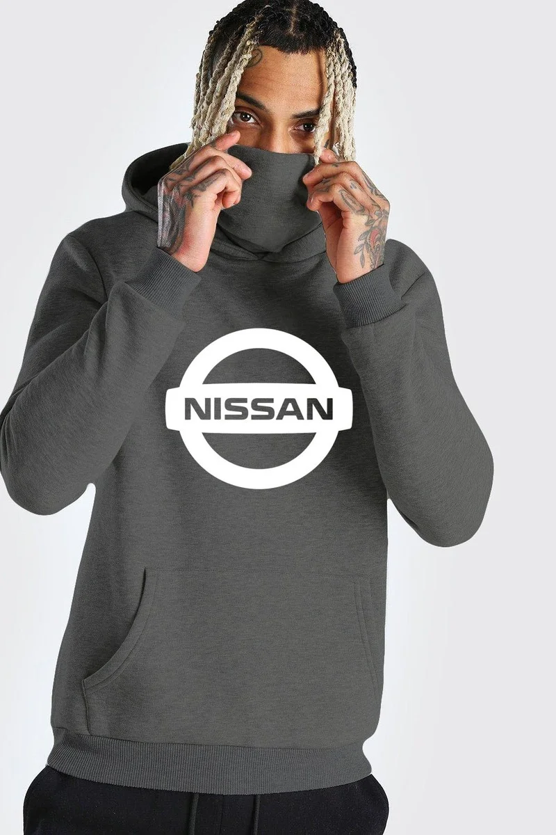 

2021NEW Men's Hoodie Cotton wool hoodie Nissan car logo printing Spring Autumn Pure cotton Men's Hoodie Pocket hoodie