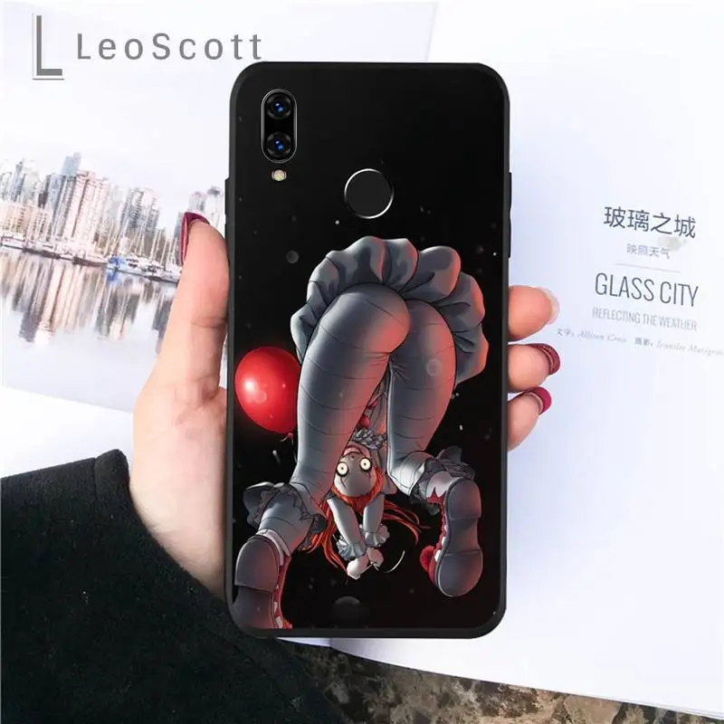 

Stephen King Pennywise Phone Case For Huawei P9 P10 P20 P30 Pro Lite smart Mate 10 Lite 20 Y5 Y6 Y7 2018 2019