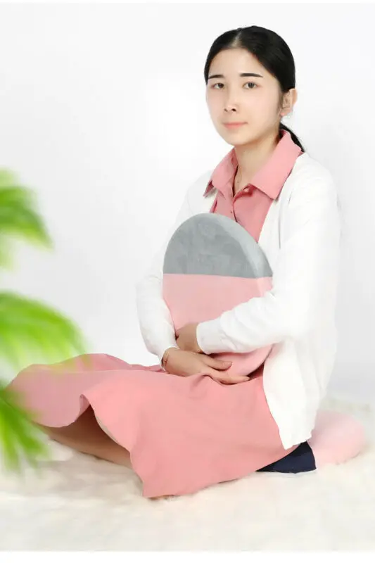 Модное однотонное нескользящее кресло из хлопкового поролона с эффектом памяти