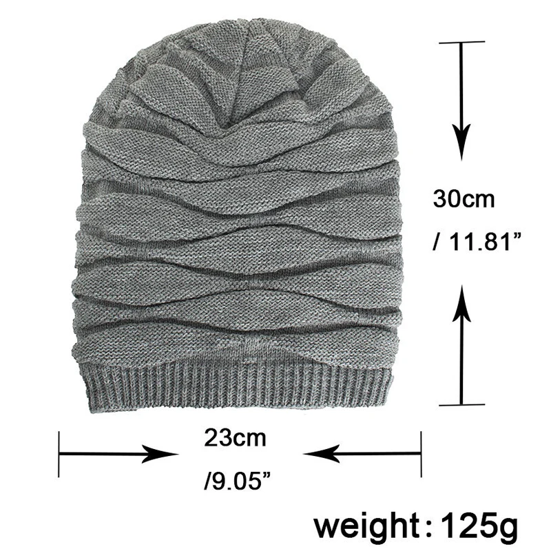 Зимние теплые вязаные шапки ELIfashion для мужчин и женщин повседневная бархатная