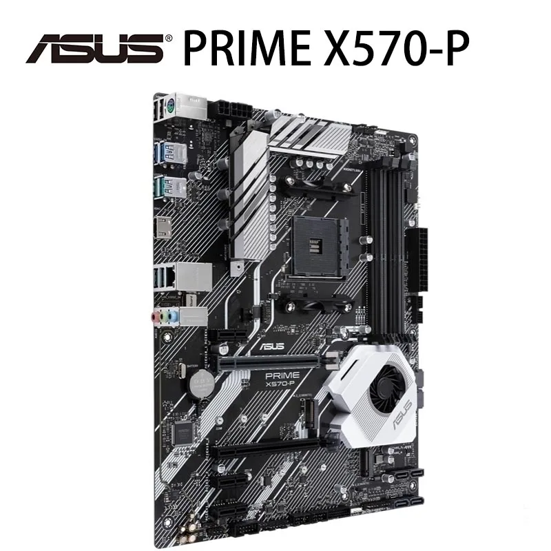 Online Buchse AM4 Asus PRIME X570-P Motherboard AMD X570 DDR4 PCI-E 4,0 128GB M.2 HDMI-kompatibel AM4 Desktop X570 Placa-mãe AM4 Verwendet
