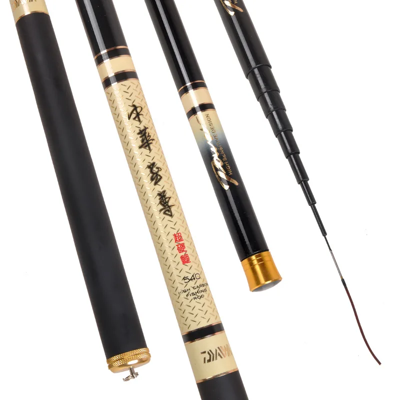 

Stream Rod 28 Toanlty Telescopic Fishing Pole Carbon Fiber Olta 3.9m-8m Freshwater Feeder Fishing Ultra Light Hard Pole For Carp
