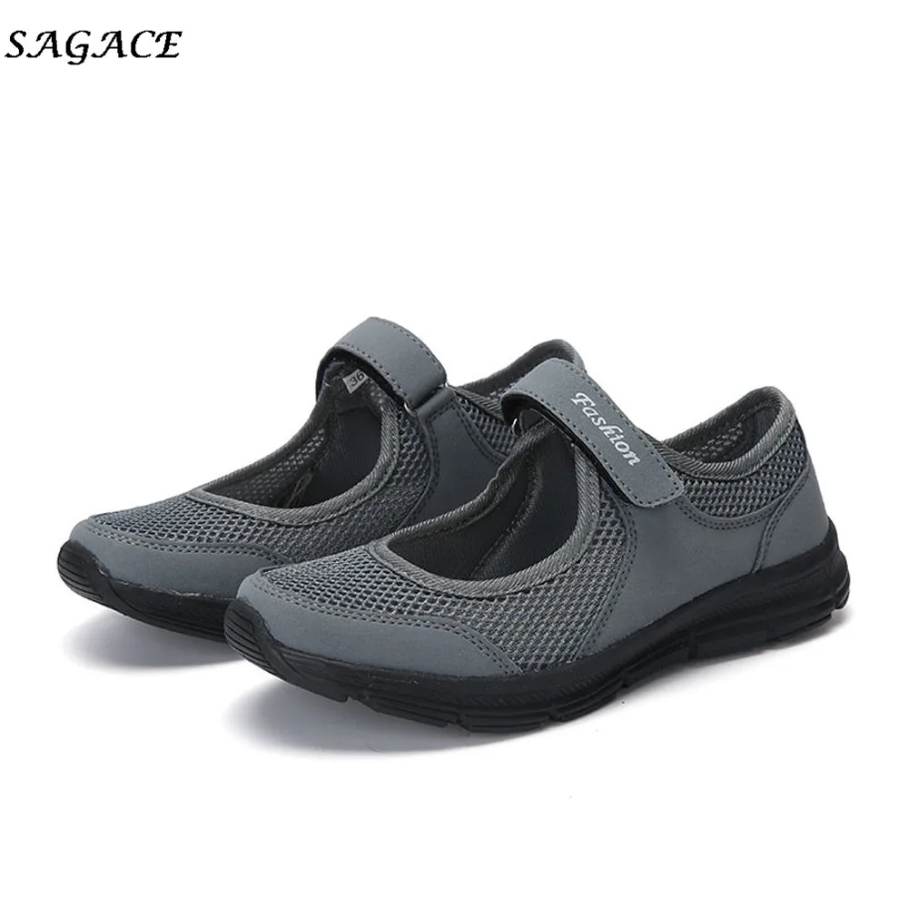 Сандалии SAGACE женские сетчатые спортивная обувь повседневные Нескользящие на