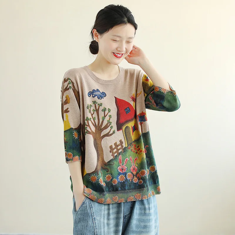 Max LuLu Новинка 2020 Британская мода стильные женские летние свитера с принтом