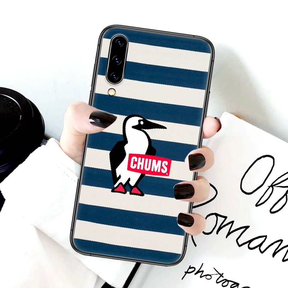 

Fashion CHUMS Penguin Phone Case For Samsung Galaxy A 3 5 7 8 10 20 20E 21S 30 30S 40 50 51 70 71 black Waterproof Painting Back