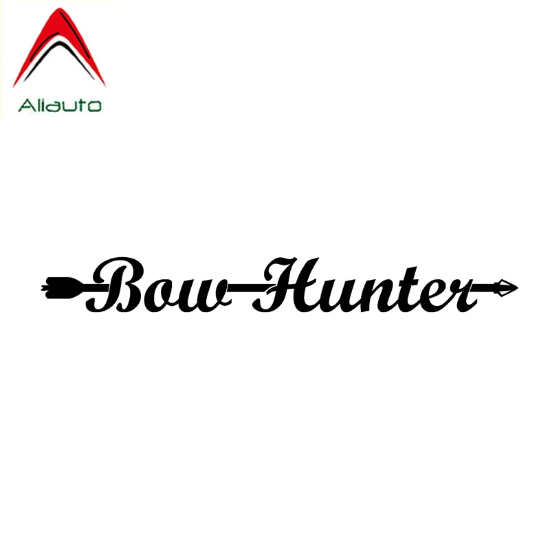 

Aliauto Personality Funny Car Sticker Bow Hunter Vinyl Waterproof Sunscreen Anti-UV Reflective Decal Arrow Black/Silver,14cm*1cm