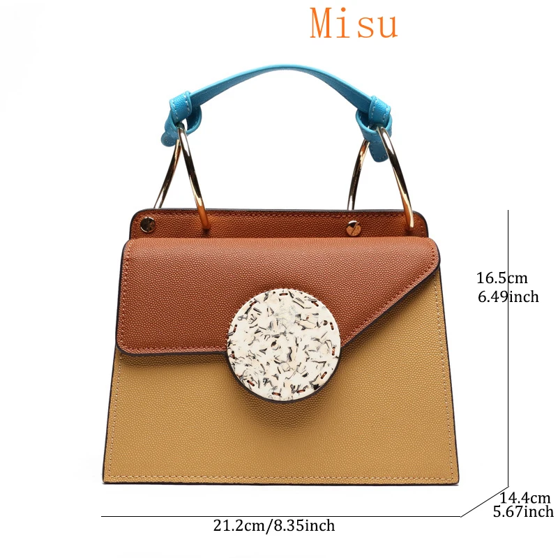 

Luxury Panelled Geniune Leather Women Handbags Design Brand Shoulder Bags Chic Lock Matte Crossbody Bag Female Small Square Flap