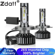 Zdatt H7 светодиодный светильник H8 H4 светодиодный H11 Ламповые ленты для H27 880 автомобильный светильник 9005 HB3 светодиодный головной светильник s 12000LM 100W 6000K 12V автомобилей лампы