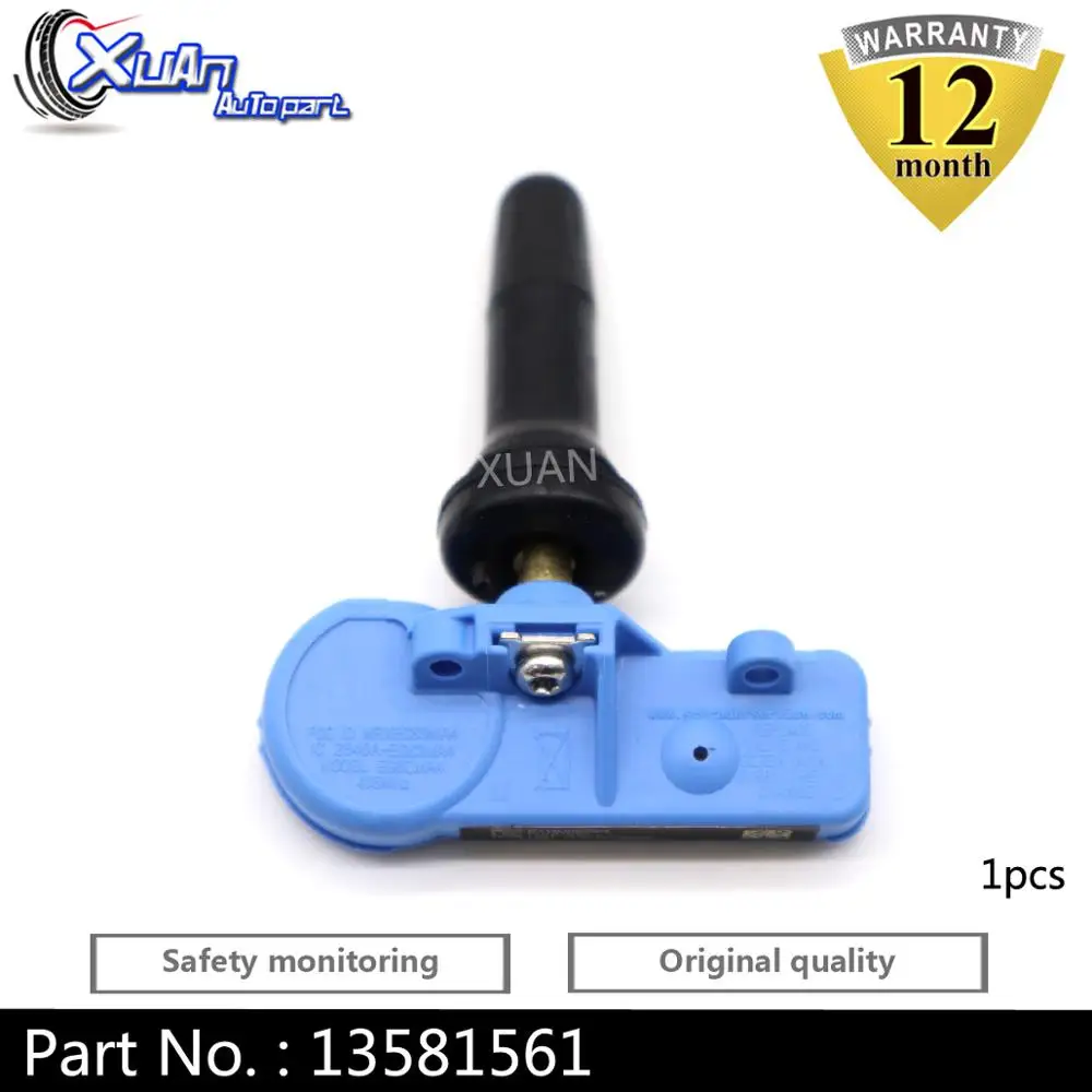 Датчик давления в шинах XUAN датчик TPMS для Opel Buick Enclave Cadillac CTS SRX XTS Escalade GMC Acadia 433 МГц