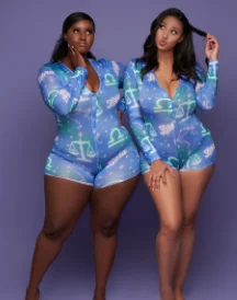 Women Long Sleeve Bodycon Deep V-Neck Jumpsuit Bodysuit Romper Tops Sleepwear Pajamas | Женская одежда