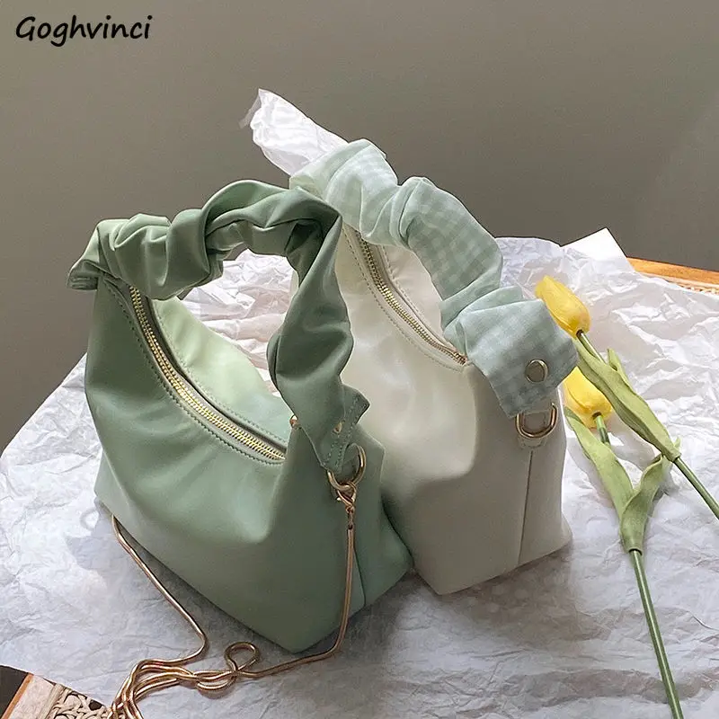 

Лоскутные плиссированные клатчи, женские стильные Ручные Сумки из искусственной кожи для девушек, милые повседневные сумки, Милая Нежная м...