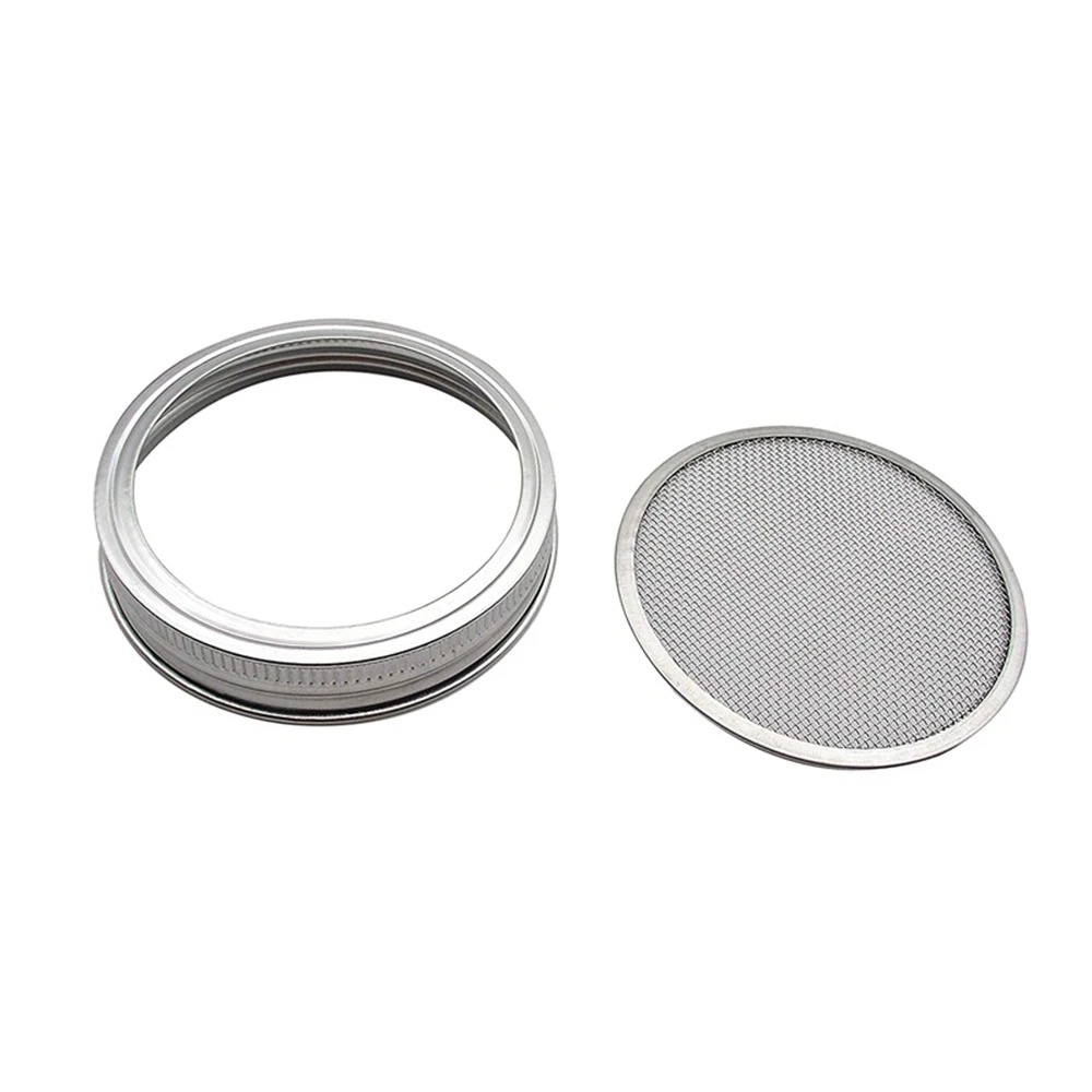 1 шт. набор крышек для прорастания семян банки с колпачками из нержавеющей стали