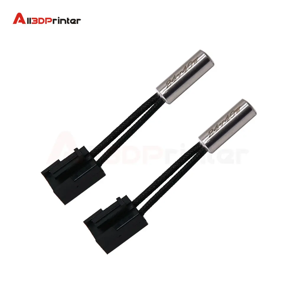 

2PCS Artillery 3D Printer Bumblebee Heating Tube 6x20 24V40W Cartridge Heater Tube Heating Element