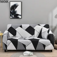 geometry plaid sofa cover slipcovers stretch sofa covers for living room elastic couch chair cover sofa towel 1234 seater