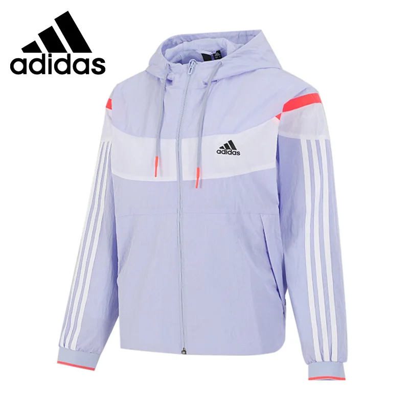 

Оригинальное новое поступление, Женская ветровка Adidas WX, куртка с капюшоном, спортивная одежда