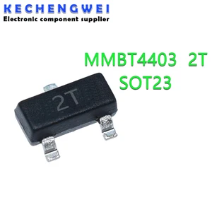 100PCS/Lot MMBT4403 MMBT4403LT1G 2T SOT23 MMBT4403LT1 2N4403 600mA 40V SOT-23 PNP SMD Transistor new and original