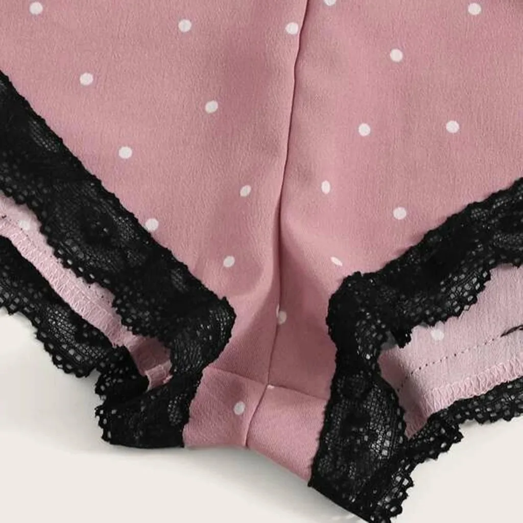 Женский атласный Шелковый пижамный комплект сексуальная Очаровательная