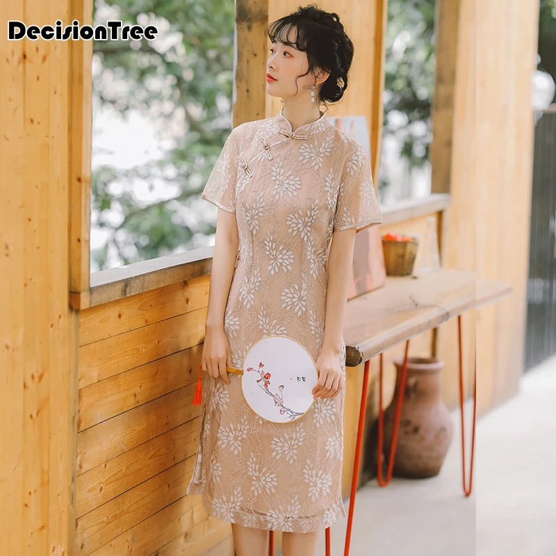 Китайское традиционное платье для женщин cheongsam невесты qipao восточные платья ретро элегантные кружевные вечерние платья на свадьбу qipao
