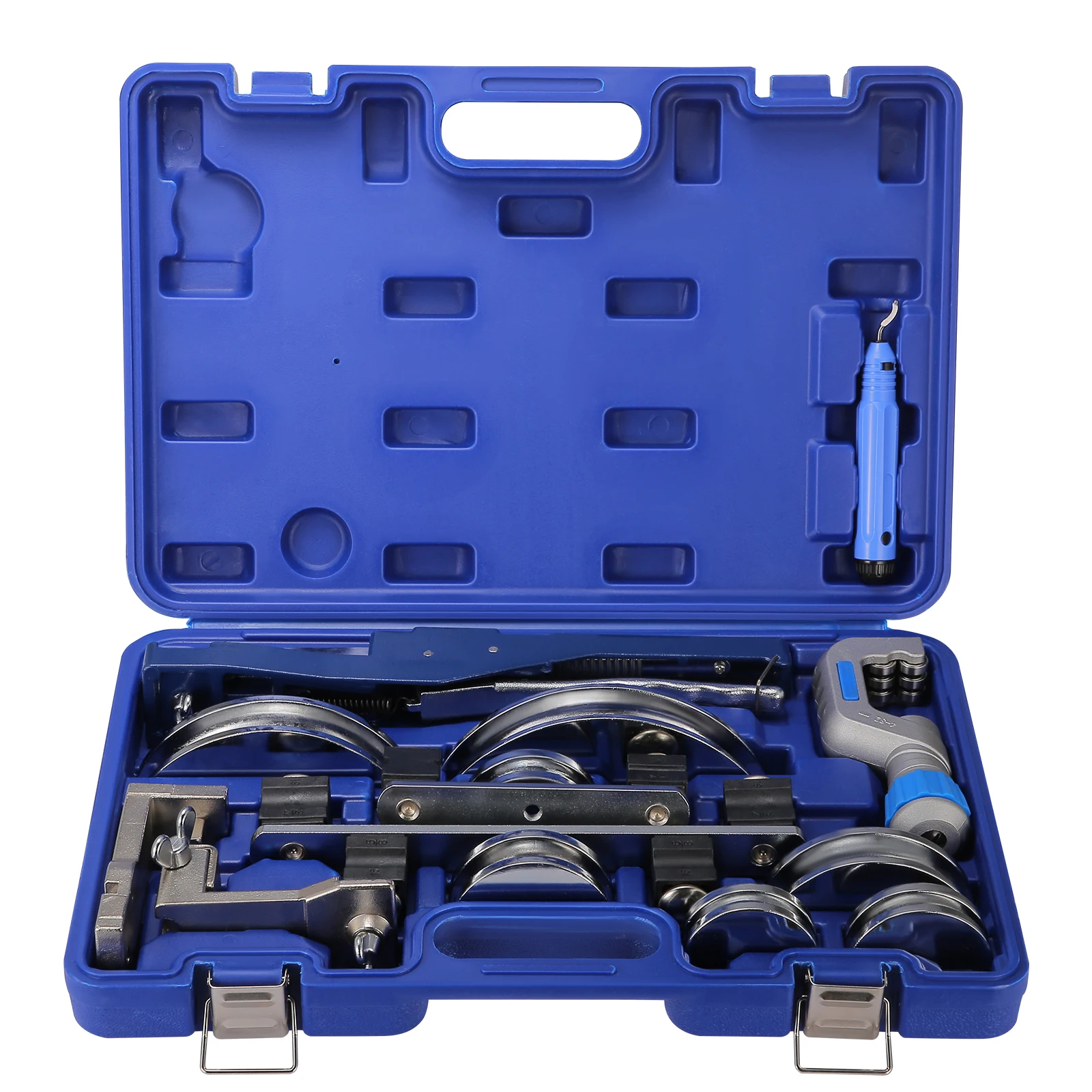 

Copper Aluminum Tubing Bender Kit Hand Tool 1/4 To 7/8 Inch With Tube Cutter For Hvac Refrigeration System Maintenance