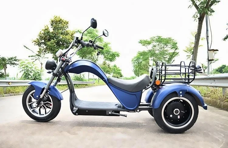 Трехколесный велосипед Citycoco для взрослых с большими шинами трехколесный