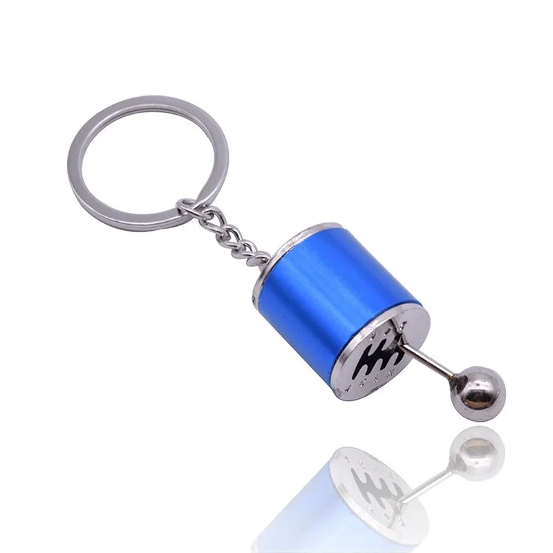 Car Speed Gearbox Gear Head Keychain Manual Transmission Lever Metal Key Ring Refitting Pendant Creative | Украшения и аксессуары