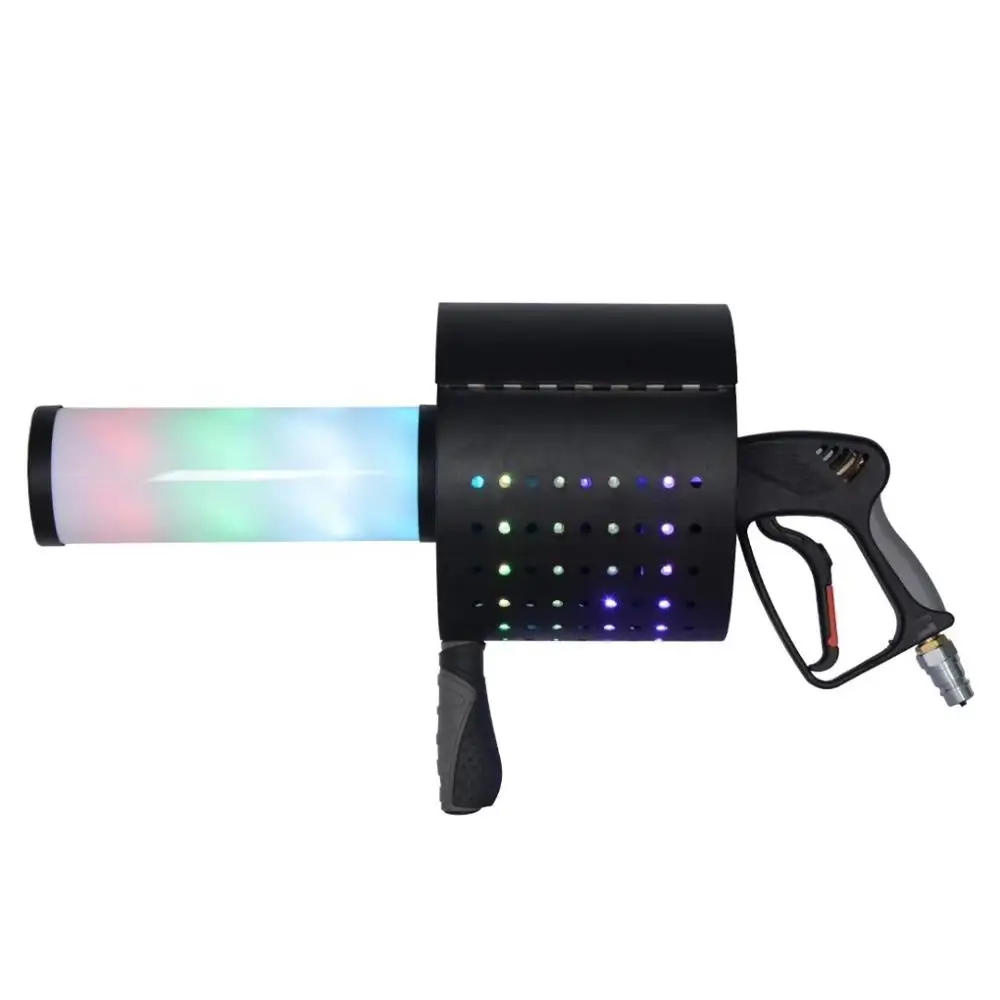 

Handheld Led Co2 Gun Cryo LED CO2 Jet Machine Pistol Special Effects Co2 Cannon Guns Free Co2 Gas Hose Stage Lights DJ Disco LED