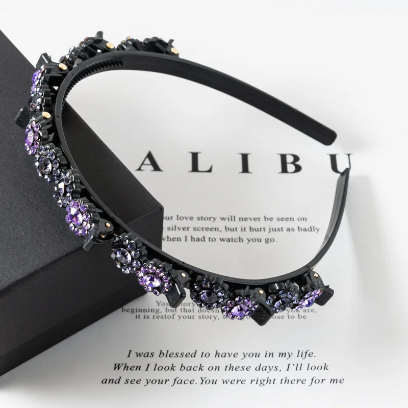 Новый жемчужный Плетеный обруч для волос резиновый фиксированная челка заколка