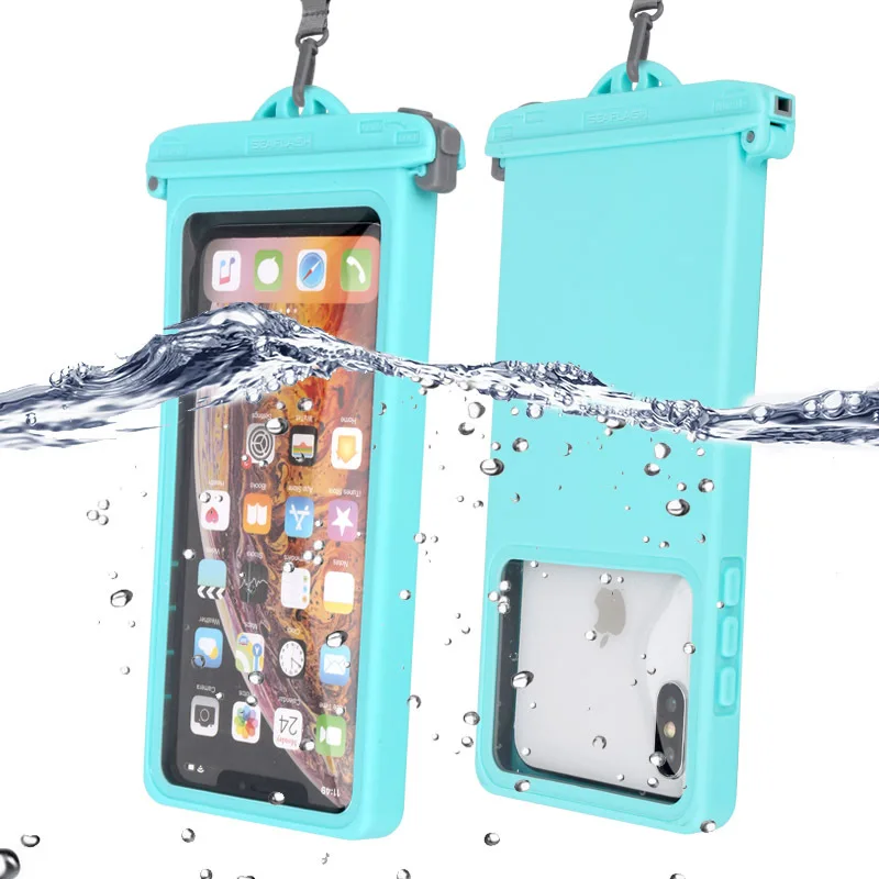drop resistant 35m waterproof box for mobile phones below 6 9 inches plastic mobile phone waterproof case diving seal phone case free global shipping