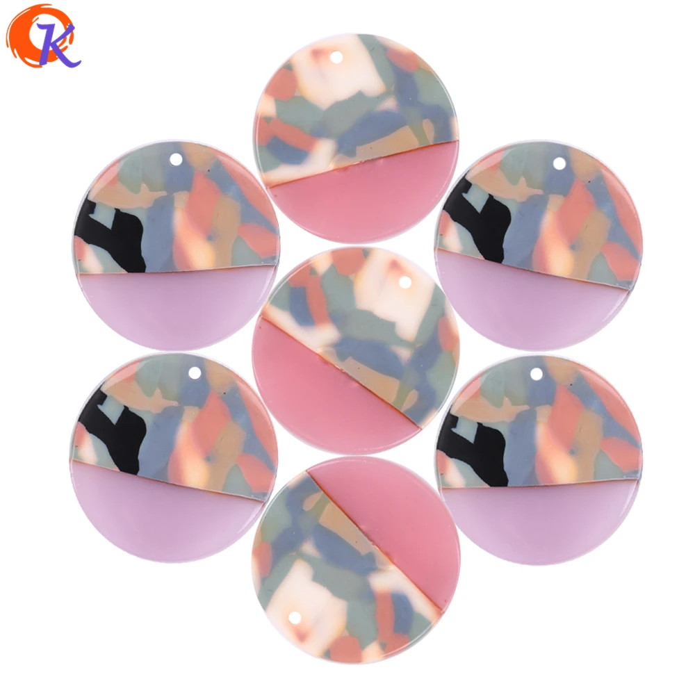 

Cordial Design 28x28MM 30Pcs Jewelry Accessories/Hand Made/Round Shape/Acetic Acid Bead/Earrings Jewelry Making/Earring Findings