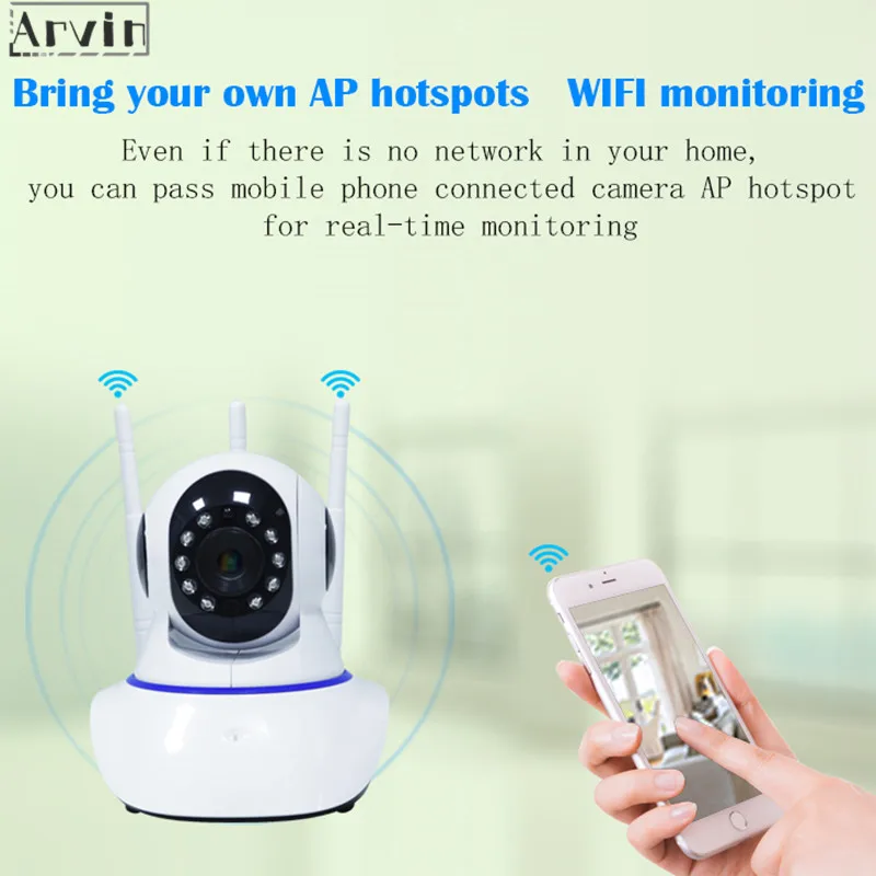 Ip камера облачная HD1080P с поддержкой Wi Fi для системы видеонаблюдения|Камеры