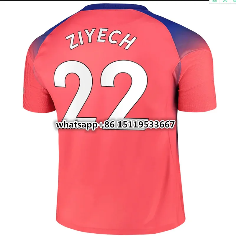 

new Third Home away 2020 -21 ChelseaES shirt CHILWELL WERNER PULISIC KANTE ZIYECH ABRAHAM AZPILICUETA ChelseaES Top Quality
