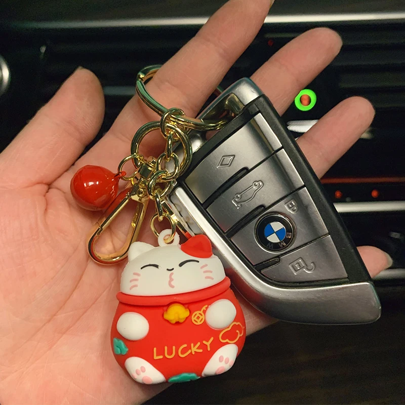 

Keychain Cartoon Anime Cute Female Pendant Girl School Bag Hanging Buckle Male Car Ornament