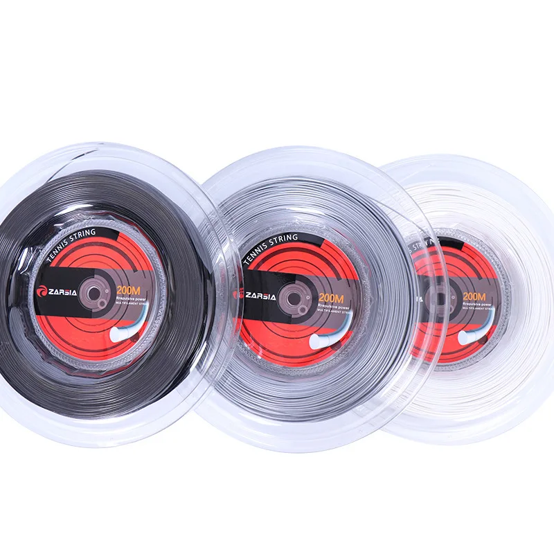 

ZARSIA Poly Round Polyester Tennis Racket Line Hard Line Tennis Line 200 Meters