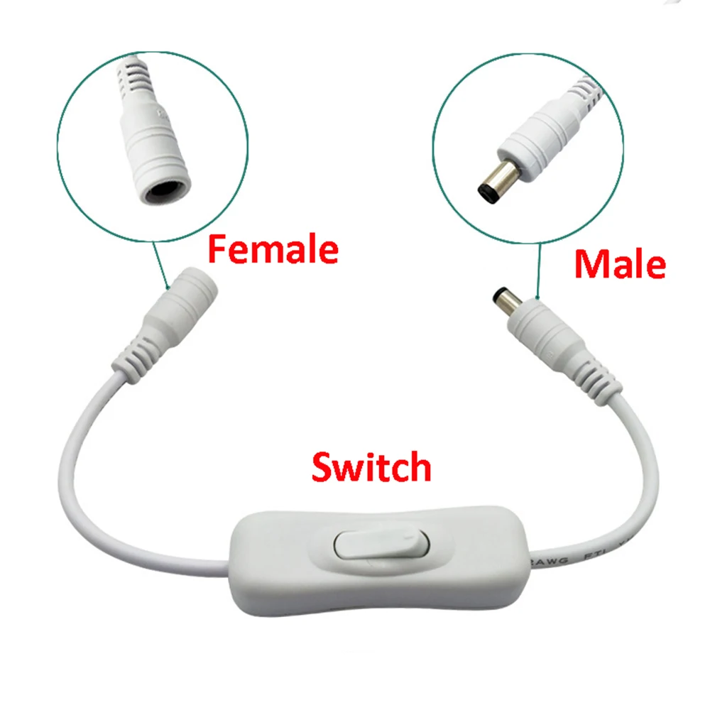 LED Strip Dimmer Touch Sensor Switch Manual Controller with DC Female Male Connector Accessories for 12V 24V Tape Light | Лампы и